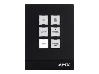 AMX Massio MCP-106 - Portrait button panel - black