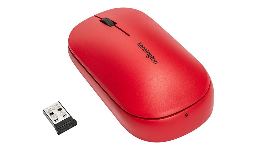 Kensington SureTrack - mouse - 2.4 GHz, Bluetooth 3.0, Bluetooth 5.0 LE - red