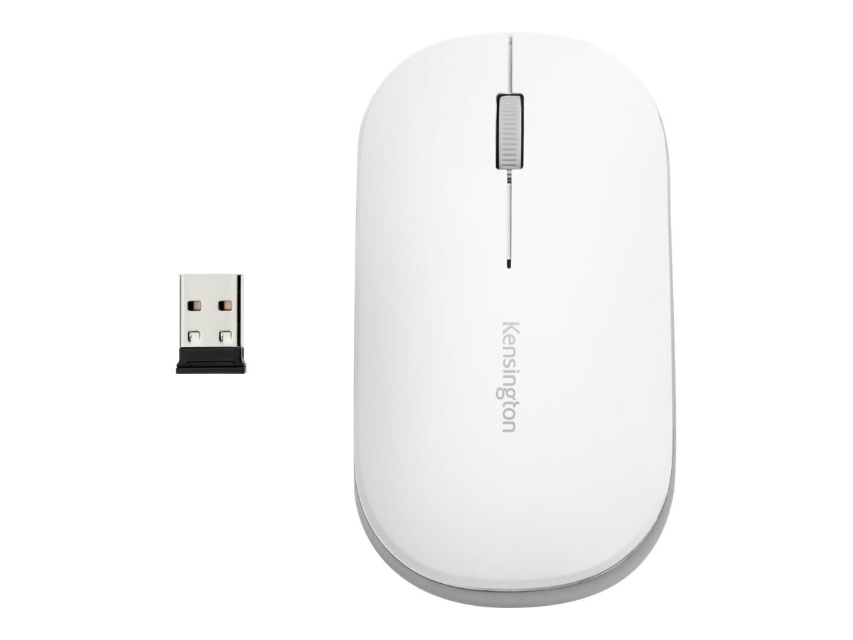 Kensington SureTrack - mouse - 2.4 GHz, Bluetooth 3.0, Bluetooth 5.0 LE - white