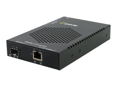 Perle S-1110HP-SFP-XT - fiber media converter - 10Mb LAN, 100Mb LAN, GigE