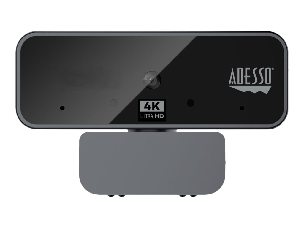 Adesso CyberTrack CyberTrack H6 Webcam - 8 Megapixel - 30 fps - Black - USB