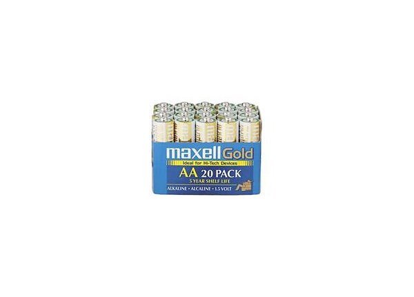 Maxell Gold LR6 - battery - AA - alkaline x 20