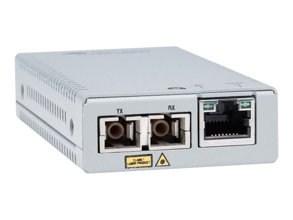 Allied Telesis AT MMC200/SC - fiber media converter - 100Mb LAN - TAA Compl