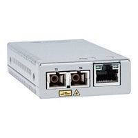 Allied Telesis AT MMC200/SC - fiber media converter - 100Mb LAN - TAA Compliant