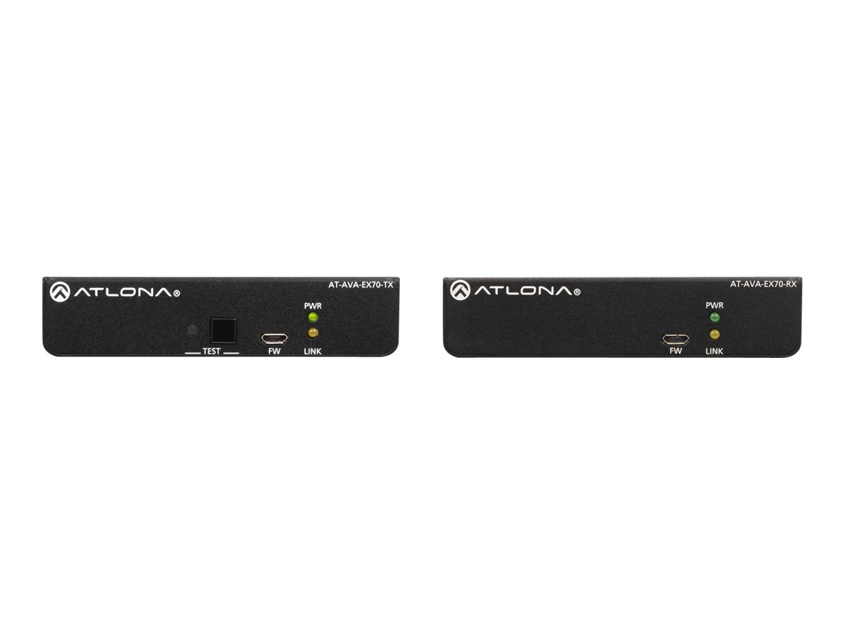 Atlona Avance AT-AVA-EX70-KIT - transmetteur et récepteur - vidéo/audio/extension de puissance - HDMI, HDBaseT