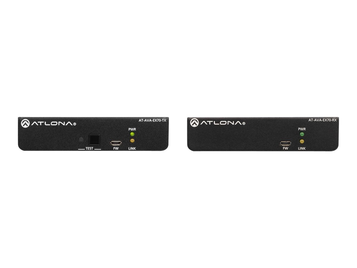 Atlona Avance AT-AVA-EX70-KIT - transmitter and receiver - video/audio/power extender - HDMI, HDBaseT