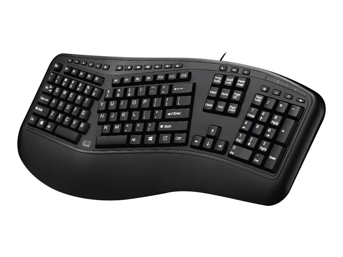 Adesso Tru-Form 150UB - TAA Compliant Version - keyboard - US - black - TAA