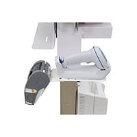 Ergotron Slim 2.0 - mounting component - for barcode scanner - white