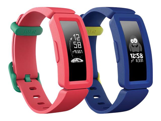 Fitbit Ace 2 activity tracker with band - night sky/neon yellow