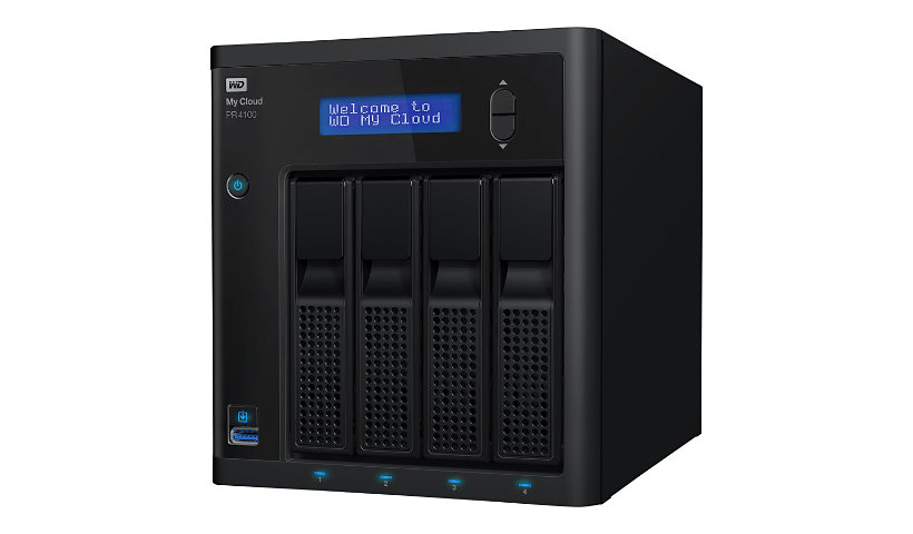 WD My Cloud PR4100 WDBNFA0560KBK - Pro Series - NAS server - 56 TB