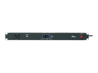 Middle Atlantic Essex Rack Mounted Power Distribution Unit - Horizontal Rack PDU with Local Meter - 9 Outlet