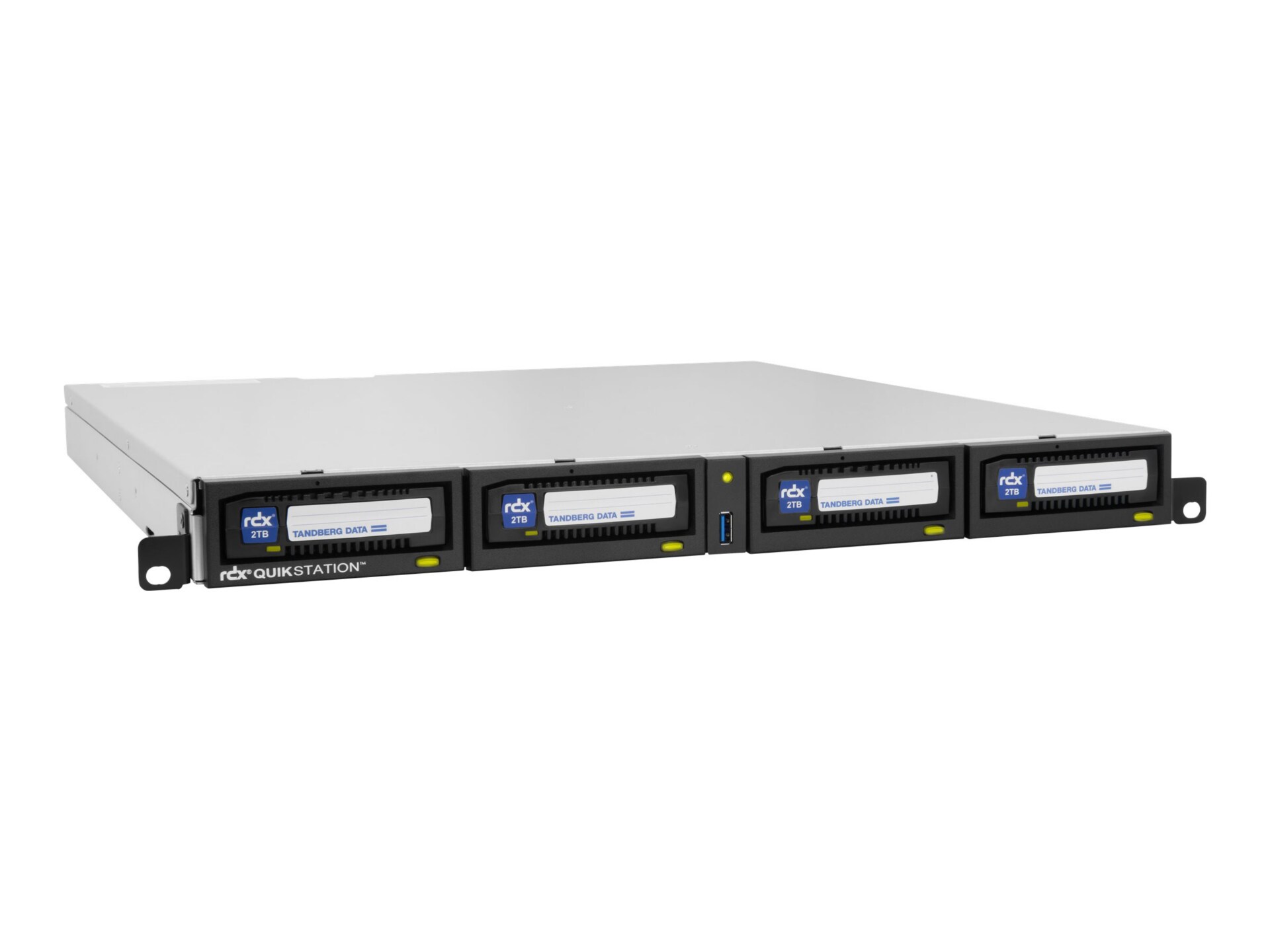 Tandberg Data RDX QuikStation 4 - RDX library - Gigabit Ethernet - rack-mou