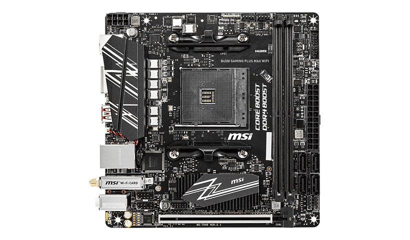 MSI B450I GAMING PLUS MAX WIFI - motherboard - mini ITX - Socket AM4 - AMD