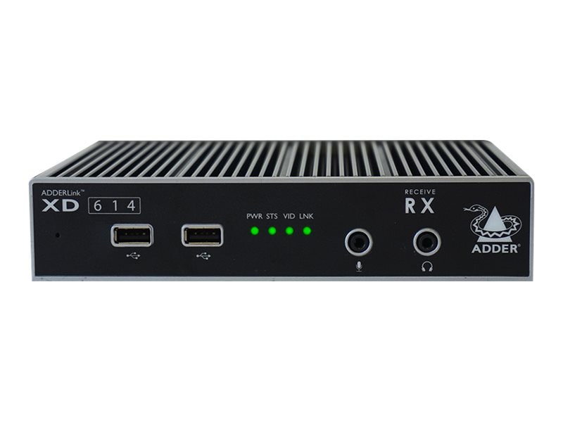 AdderLink XD614 - transmitter and receiver - KVM / audio / serial / USB extender