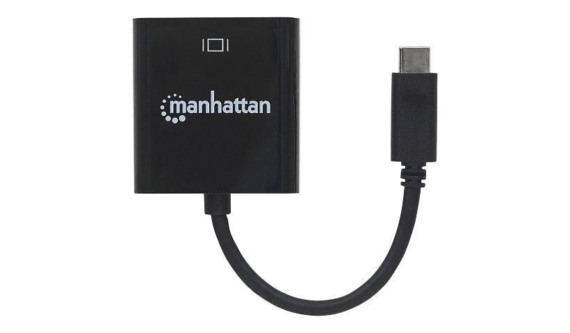 Manhattan USB-C to HDMI Cable, 4K@30Hz, 8cm, Black, Male to Female, Three Year Warranty, Blister - adapter - HDMI / USB