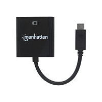 Manhattan USB-C to HDMI Cable, 4K@30Hz, 8cm, Black, Equivalent to Startech