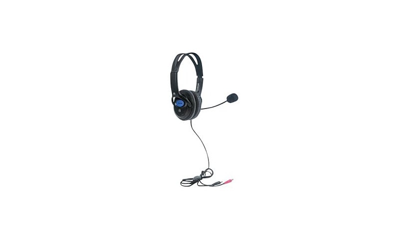 Manhattan Stereo Full Size Headset (Promo) - Wired - Black