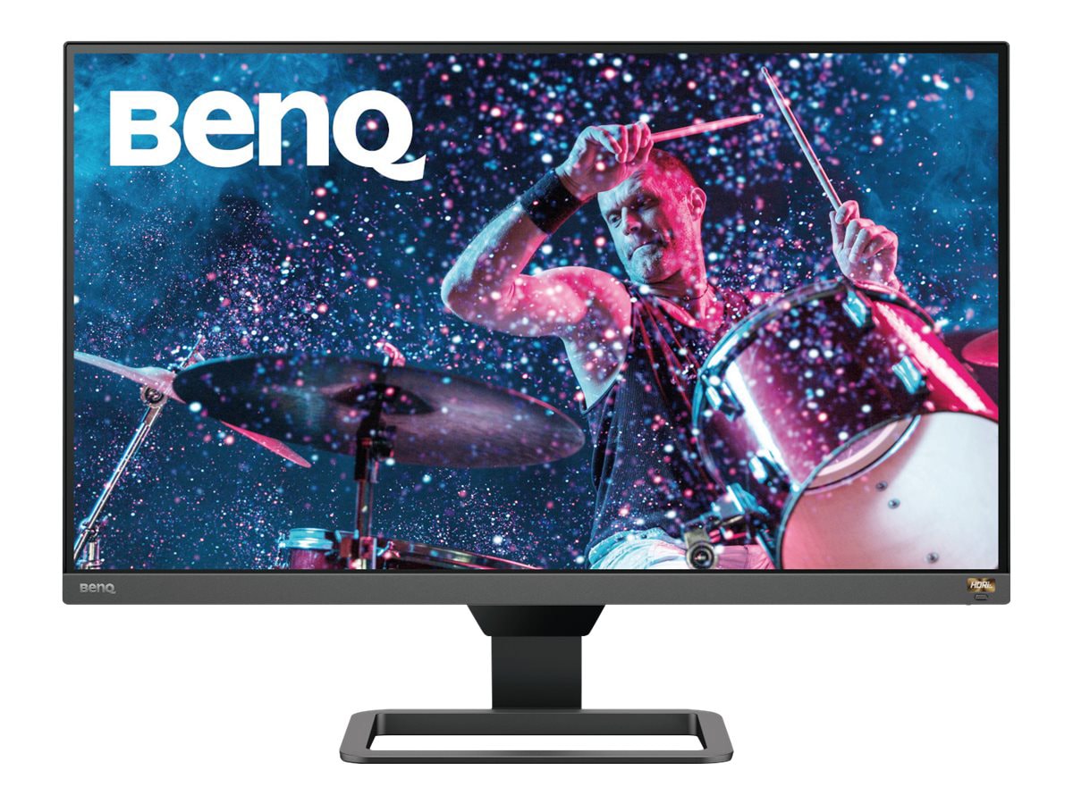 BenQ Entertainment EW2780Q 27" Class WQHD LCD Monitor - 16:9 - Metallic Gray, Metallic Black