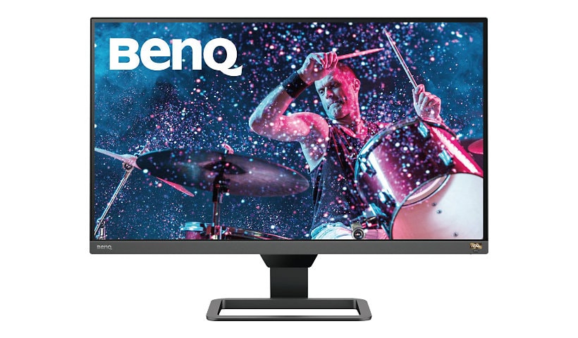 BenQ Entertainment EW2780Q 27" Class WQHD LCD Monitor - 16:9 - Metallic Gray, Metallic Black