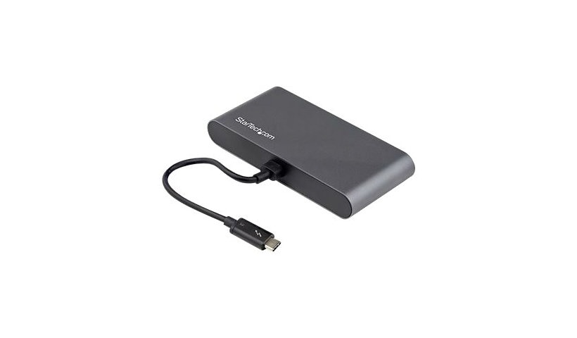 StarTech.com Thunderbolt 3 Mini Dock - Dual Monitor 4K 60Hz HDMI - 2x USB-A