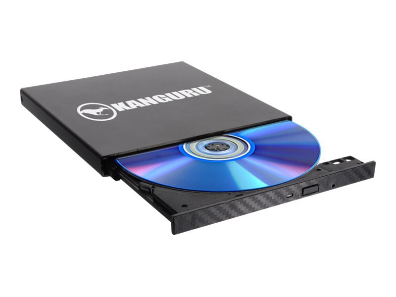 Kanguru QS Slim U3-DVDRW-SL - DVD±RW (±R DL) drive - SuperSpeed USB 3.0 - e