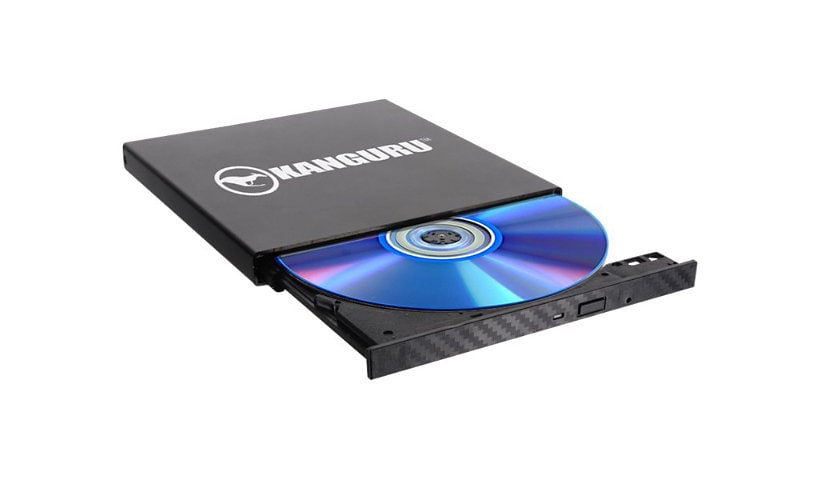 Kanguru QS Slim U3-DVDRW-SL - DVD±RW (±R DL) drive - SuperSpeed USB 3.0 - external - TAA Compliant
