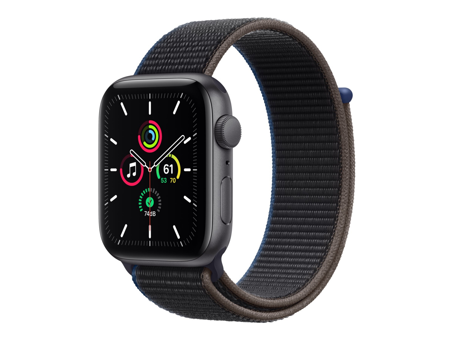 Apple Watch SE (GPS + Cellular) - space gray aluminum - smart watch with sp