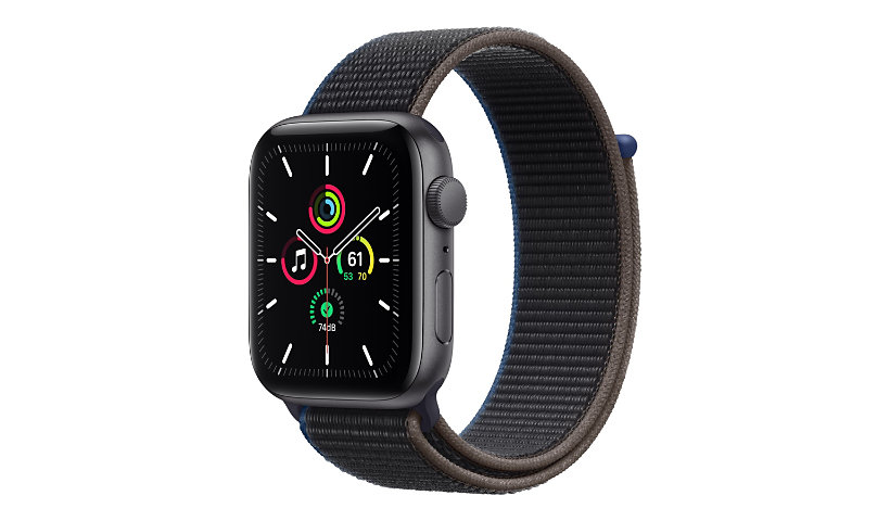 Apple Watch SE (GPS + Cellular) - space gray aluminum - smart watch with sp