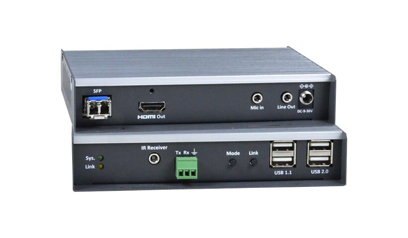 NTI XTENDEX ST-IPFOUSB4K-LCVW (Remote Unit) - video/audio/infrared/USB/seri