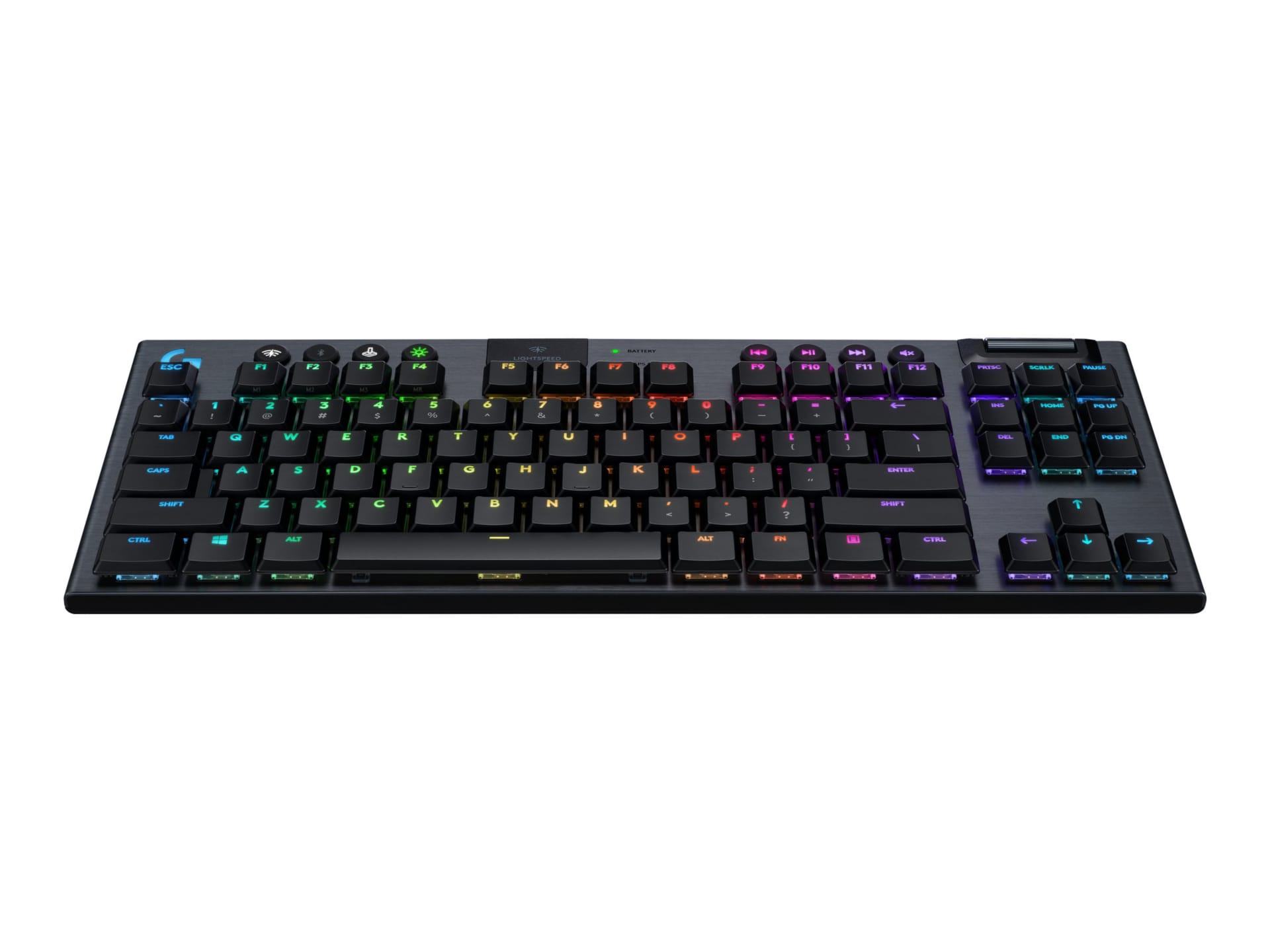 Logitech G915 TKL Tenkeyless LIGHTSPEED Wireless RGB Mechanical Gaming Keyboard - keyboard - English - carbon