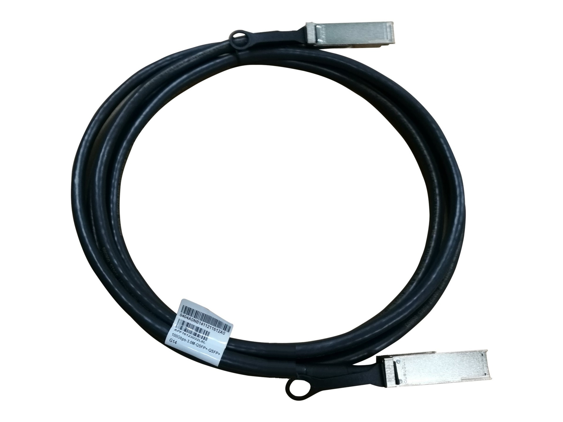 HPE X240 Direct Attach Copper Cable - 100GBase direct attach cable - 3 m