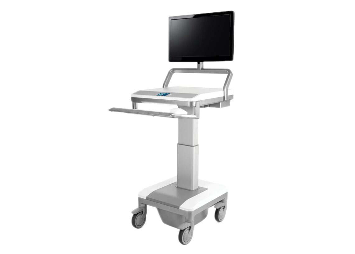 Humanscale TouchPoint T7 Mobile Technology PC Cart with Auto-Lift