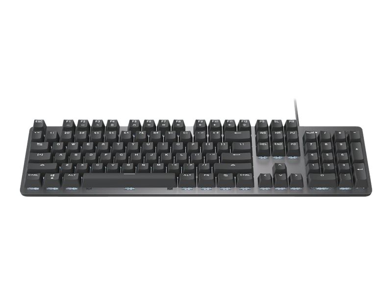 Logitech K845 Mechanical Illuminated Corded Aluminum Keyboard TTC Switches - Blue (Clicky) - keyboard