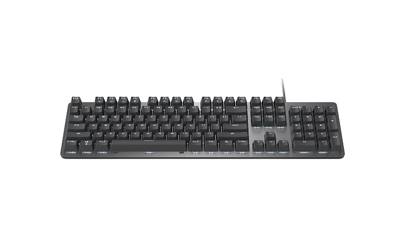 Logitech K845 Mechanical Illuminated Corded Aluminum Keyboard TTC Switches - Red (Linear) - keyboard