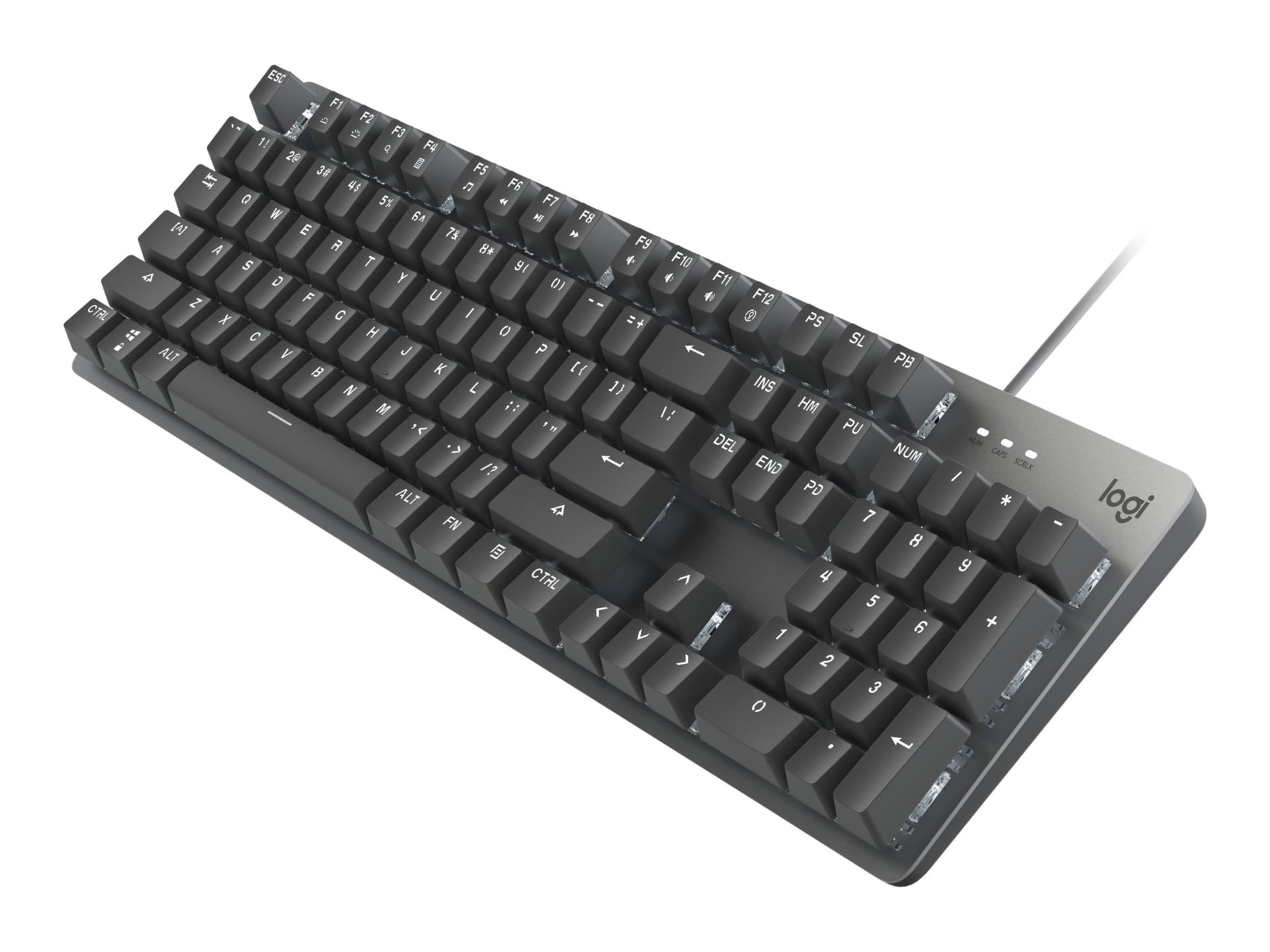 Logitech K845 Mechanical Illuminated Corded Aluminum Keyboard TTC Switches - Brown (Tactile) - keyboard