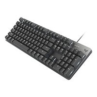 Logitech K845ch Mechanical Illuminated Corded Aluminum Keyboard Cherry MX Switches - Blue Clicky - keyboard