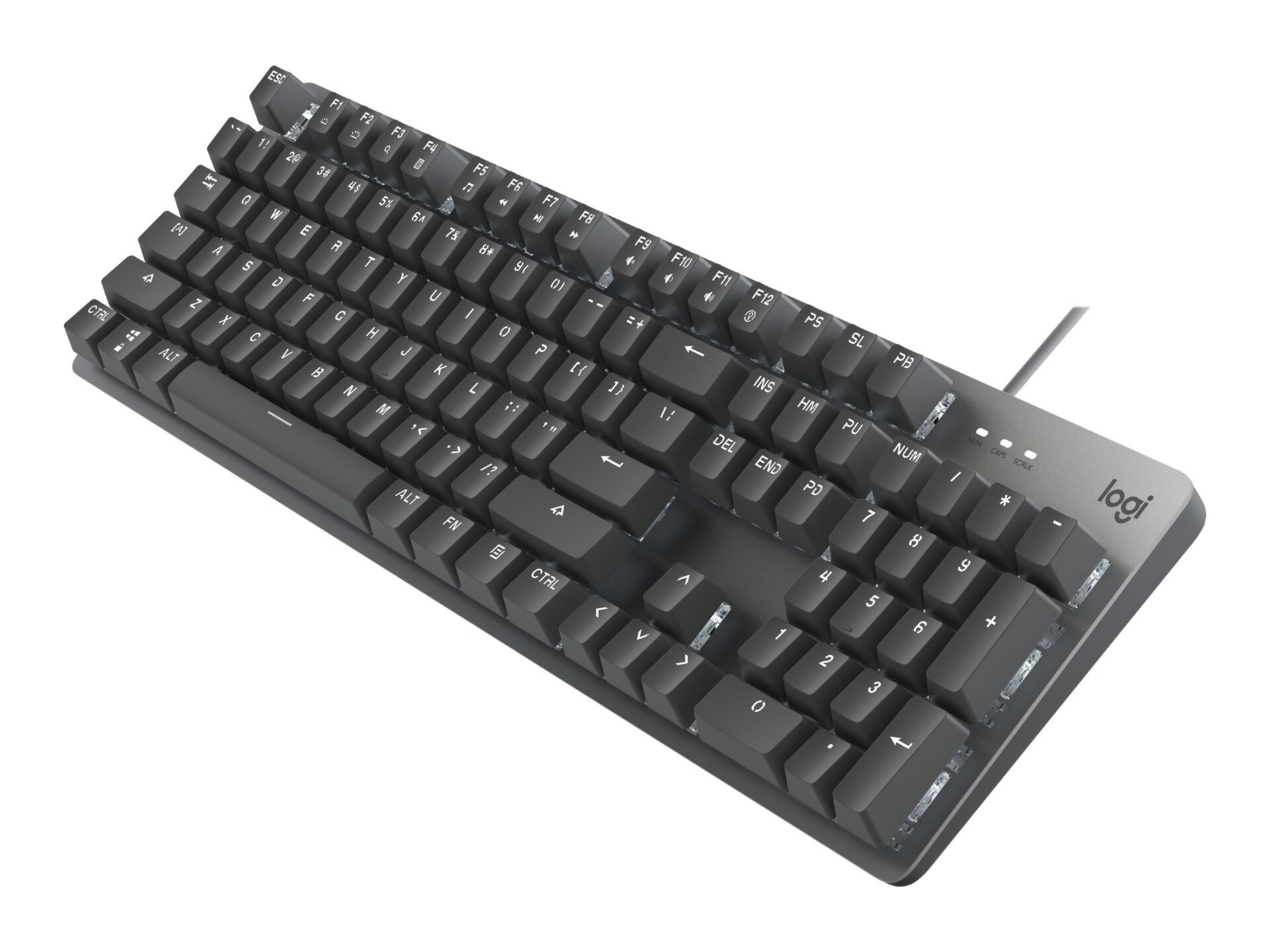 Logitech K845ch Mechanical Illuminated Corded Aluminum Keyboard Cherry MX Switches - (Linear) - keyboard - 920-009863 - Keyboards - CDW.com