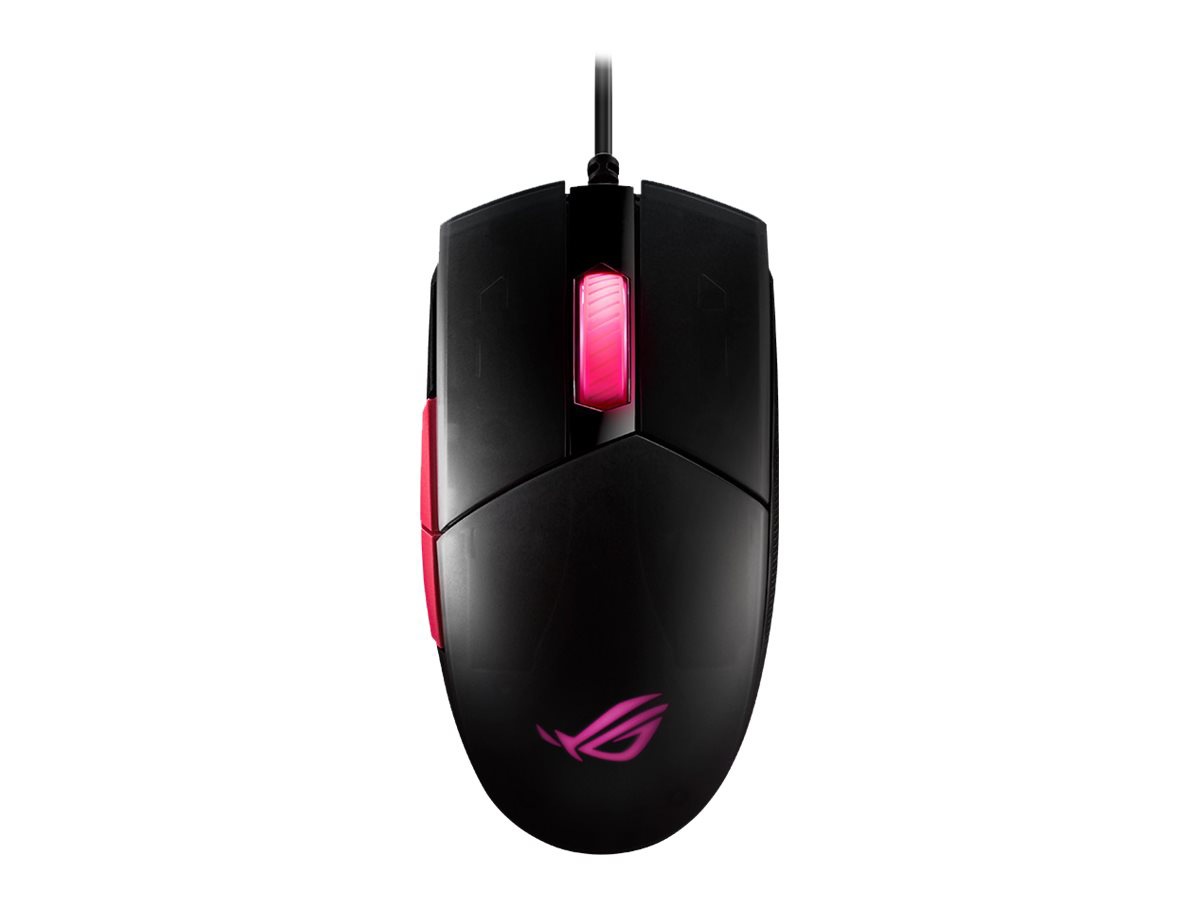 Asus Rog Strix Impact Ii Electro Punk Mouse Usb Black Pink P512 Rog Strix Impact Ii Ep