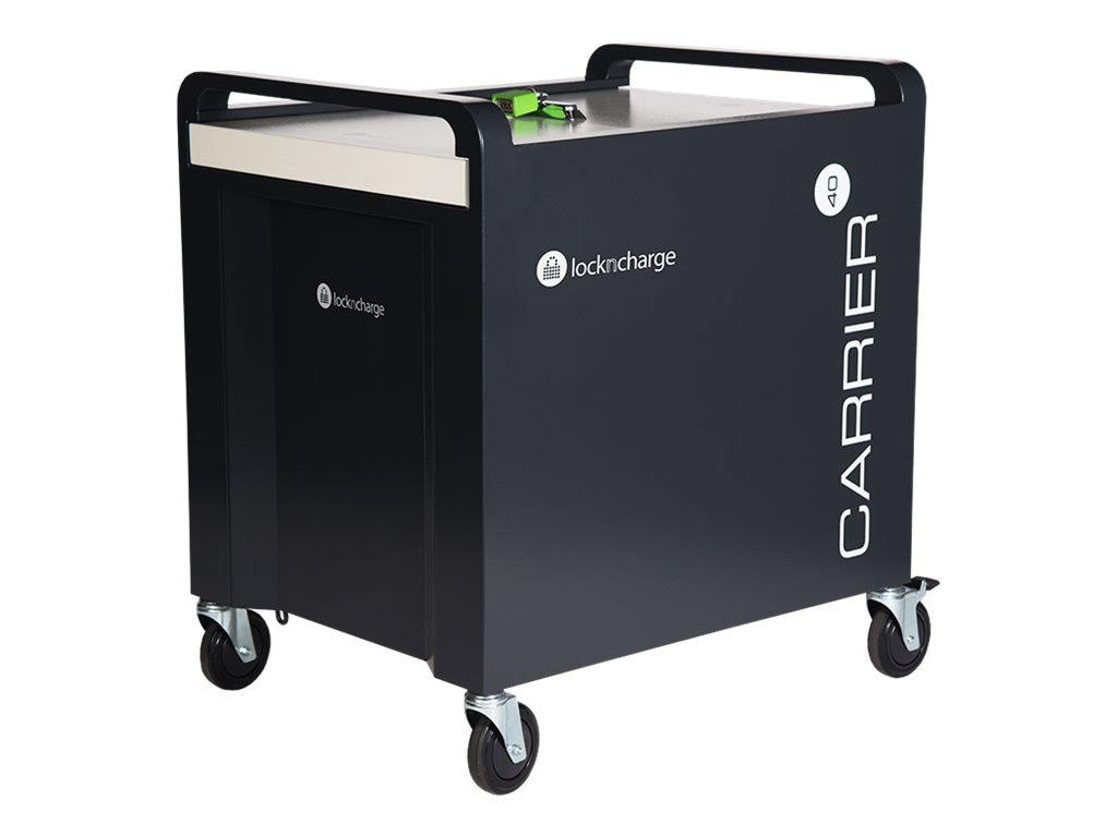 LocknCharge Carrier 40 - Cart with Racks