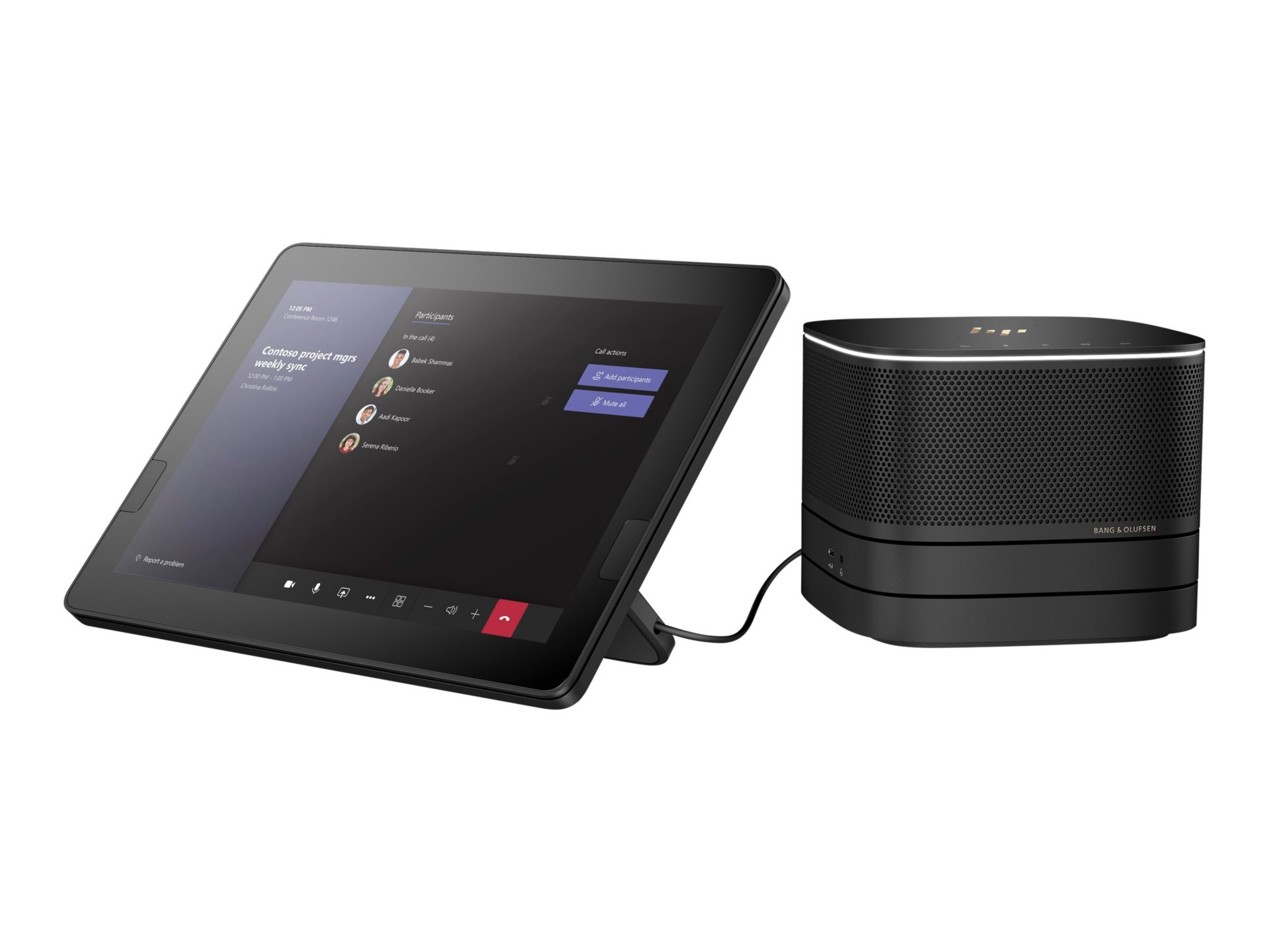 HP Elite Slice G2 with Microsoft Teams Rooms - USFF - Core i5 7500T 2.7 GHz - vPro - 8 GB - SSD 128 GB - LCD 12.3"