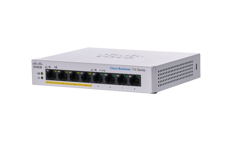 Cisco Business 110 Series 110-8PP-D - switch - 8 ports - unmanaged