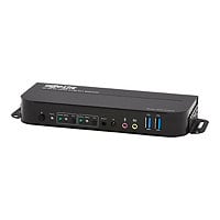 Tripp Lite HDMI KVM, 2-Port 4K 60Hz 4:4:4, HDR, HDCP 2.2 Support, IR Remote and USB Cables - KVM / audio / USB switch -