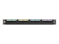 Leviton QuickPort Patch Panel GigaMax 24 Port Cat5e Universal