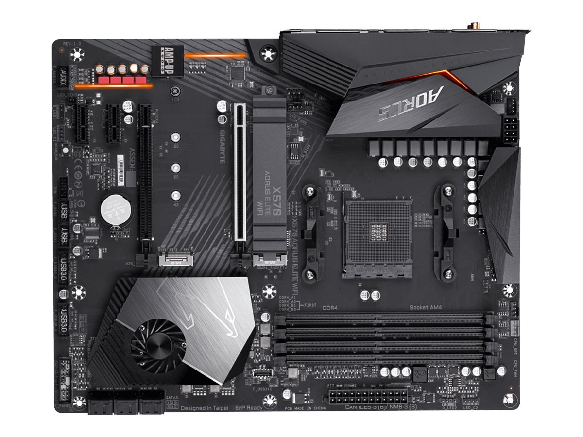 Gigabyte X570 AORUS ELITE WIFI - 1.0 - motherboard - ATX - Socket AM4 - AMD X570