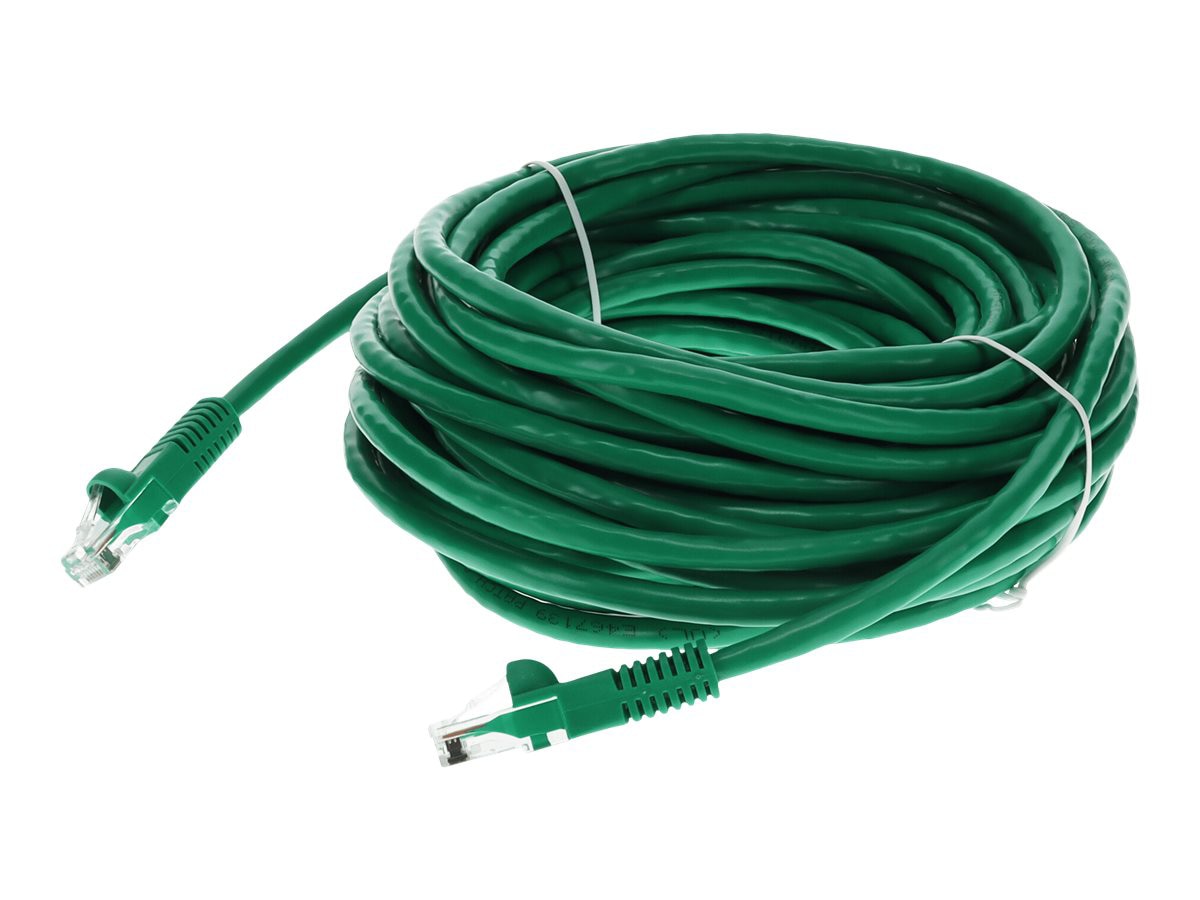 Proline 15ft Green CAT 6 PVC Ethernet Cable Snagless Easy Clear Boot TAA RJ-45 M/M