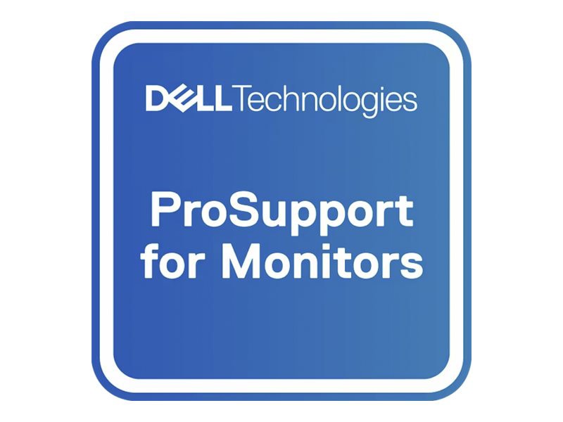 Dell Upgrade from 3Y Basic Advanced Exchange to 5Y ProSupport for monitors - extended service agreement - 5 years -