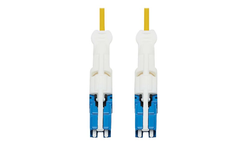 Tripp Lite 400G Duplex Singlemode 9/125 OS2 Fiber Optic Cable (CS-UPC/CS-UPC), Round LSZH Jacket, Yellow, 5 m - network
