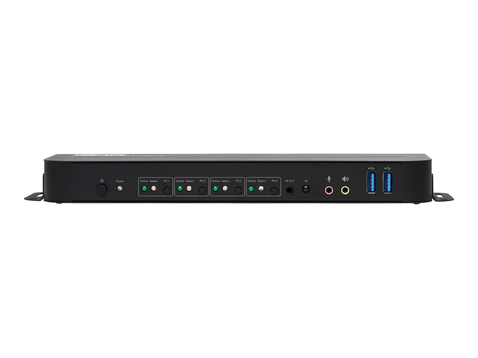 Tripp Lite HDMI USB KVM Switch 4-Port 4K 60Hz HDR HDCP 2.2 IR USB Sharing - KVM / audio / USB switch - 4 ports