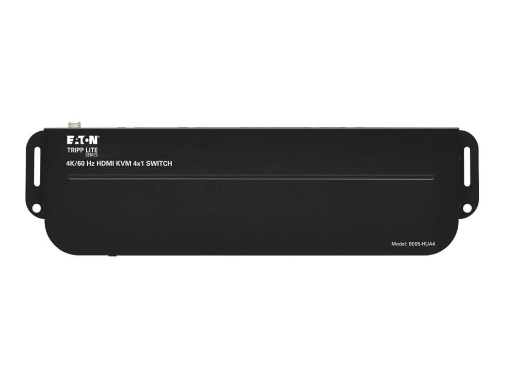 Thumbnail 5 of 11 for Eaton Tripp Lite series HDMI USB KVM Switch 4-Port 4K 60Hz HDR HDCP 2.2 IR USB Sharing - KVM / audio / USB switch - 4