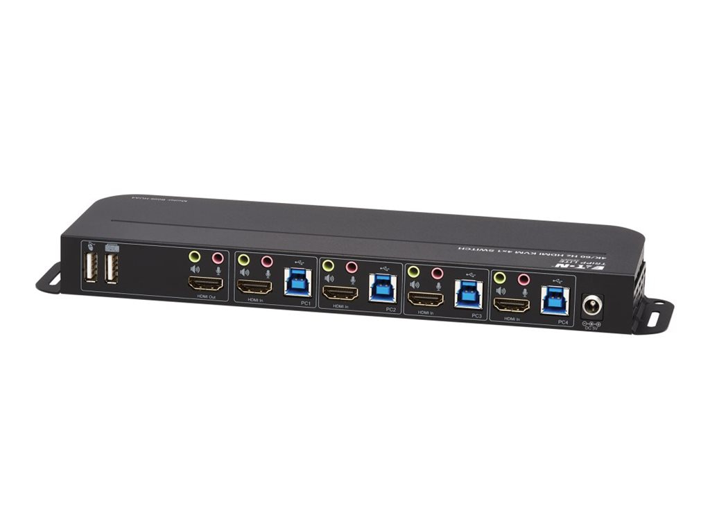 Thumbnail 6 of 11 for Eaton Tripp Lite series HDMI USB KVM Switch 4-Port 4K 60Hz HDR HDCP 2.2 IR USB Sharing - KVM / audio / USB switch - 4
